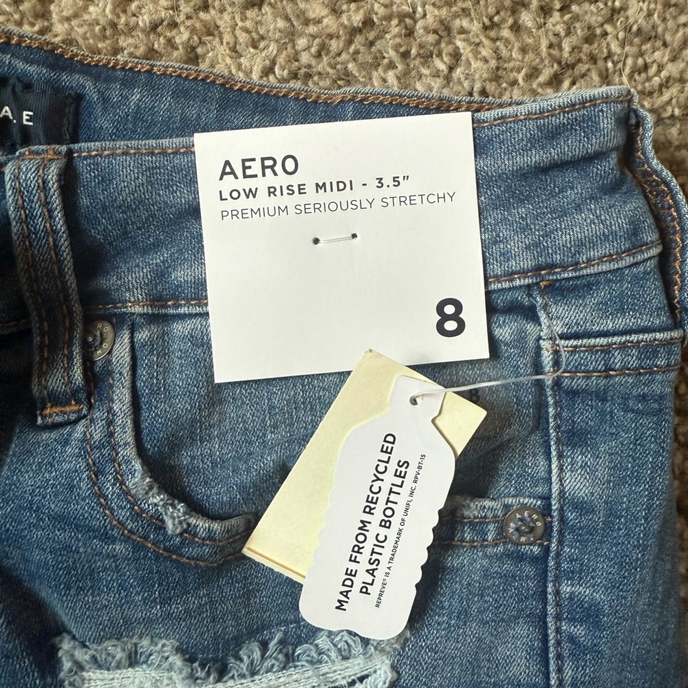 Aeropostale Blue Jean Shorts Classic Casual Style